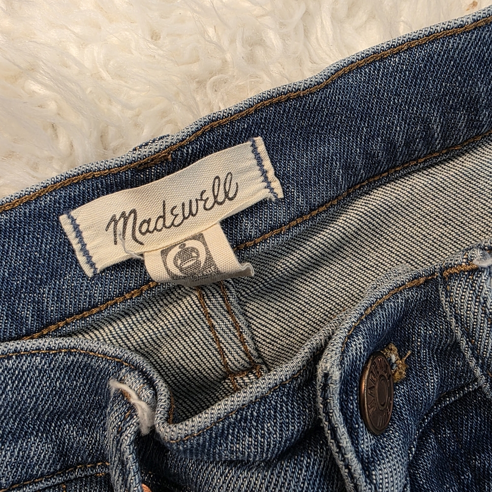 Madewell Midrise 9" Light Blue Skinny Jeans - Picture 5 of 7
